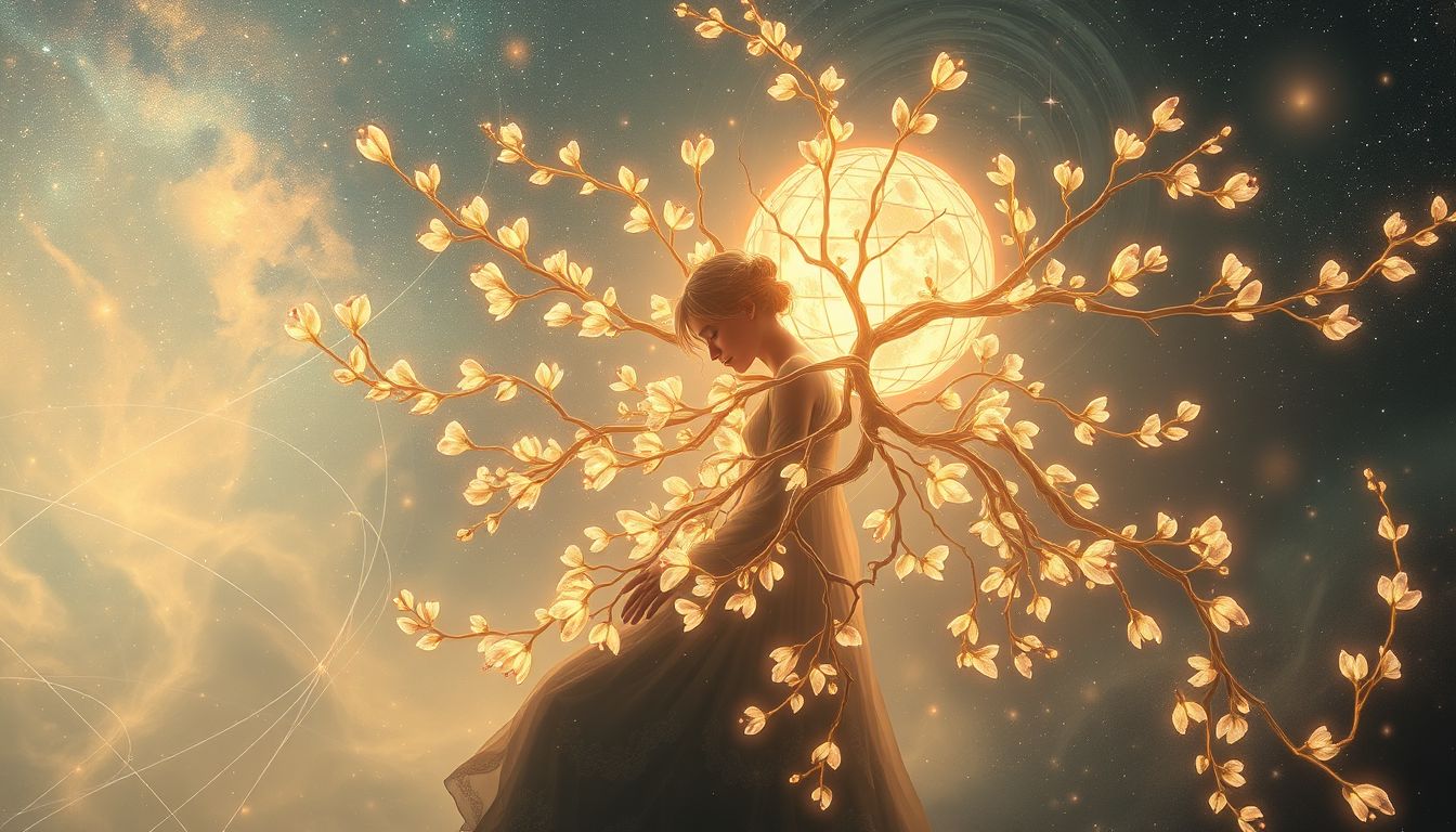 Von Akazien umgeben sein symbolisiert Schutz und innere Stärke im Traum.