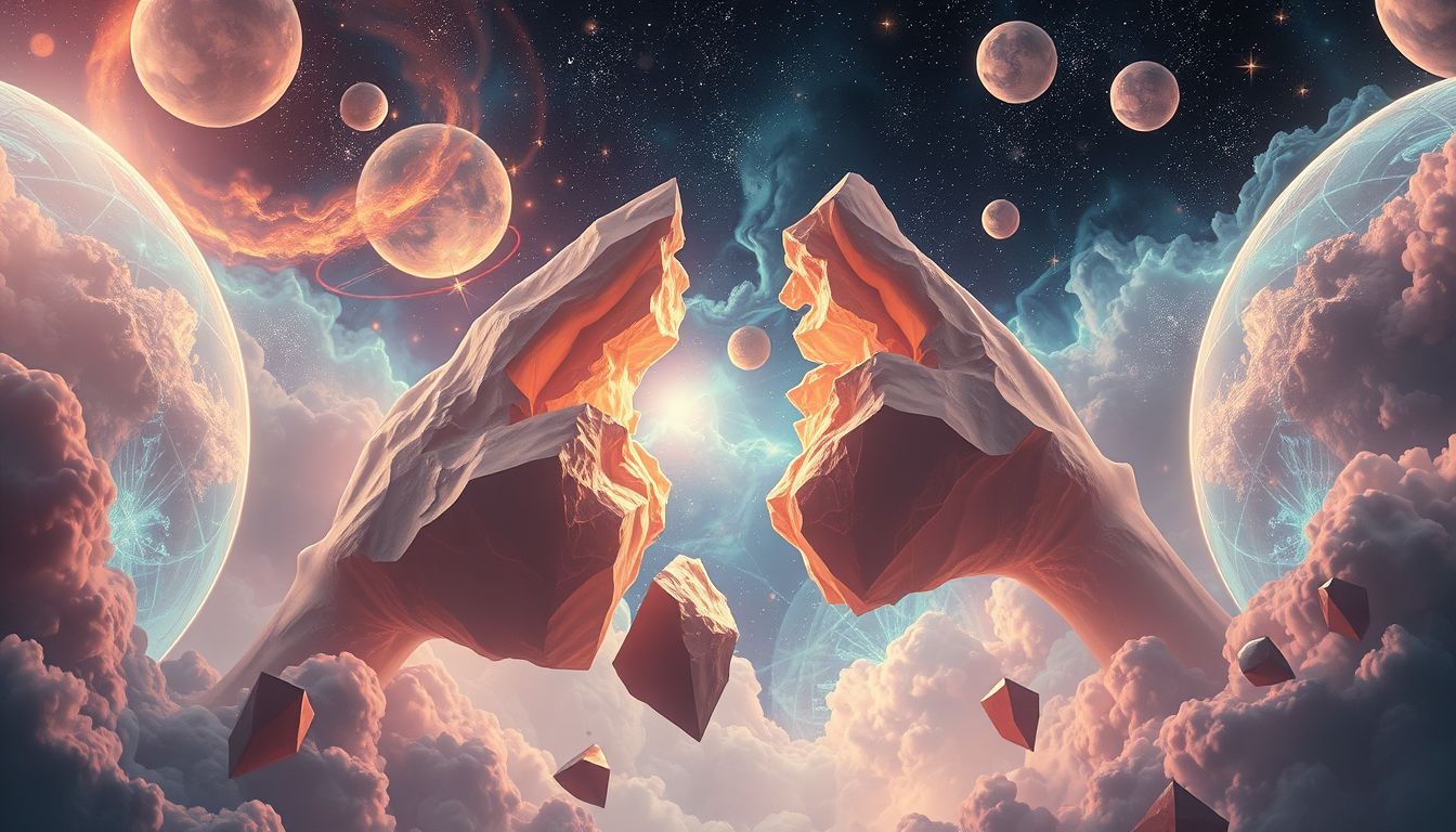 Der Abbruch einer Ideologie symbolisiert oft mentale Befreiung und Wandel.