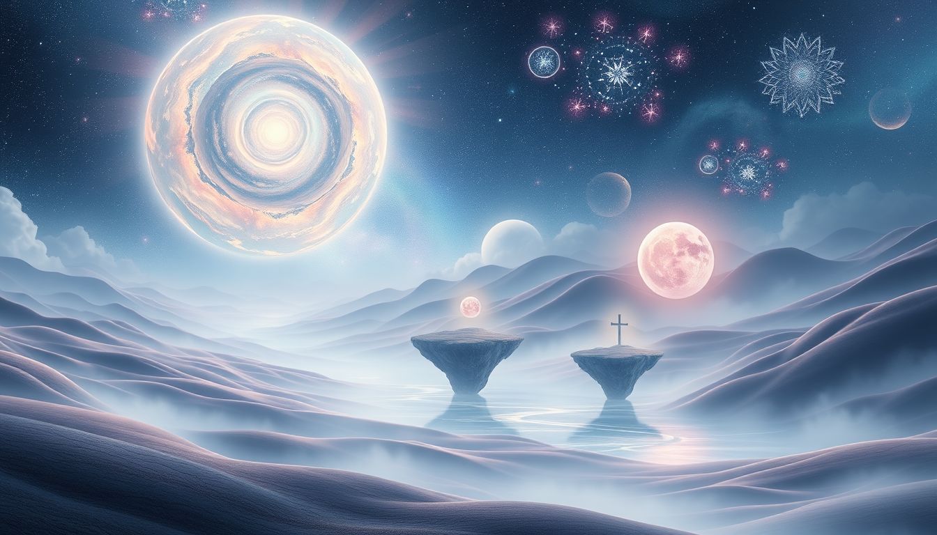 Bezaubernde Landschaften symbolisieren innere Harmonie und seelischen Frieden.