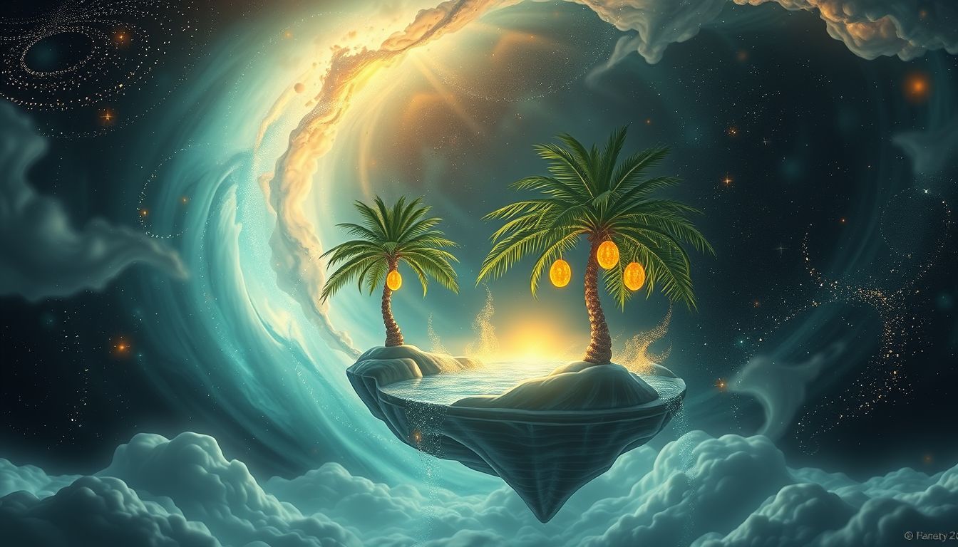 Datteln symbolisieren in Oasen Hoffnung, Erneuerung und Zuflucht.