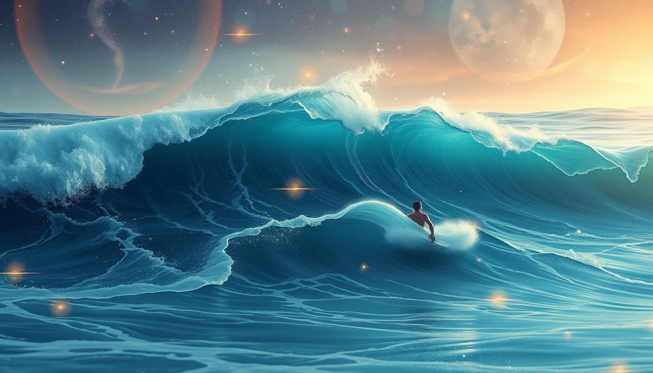 Der erste Surftraum symbolisiert den Mut zu neuen Abenteuern.