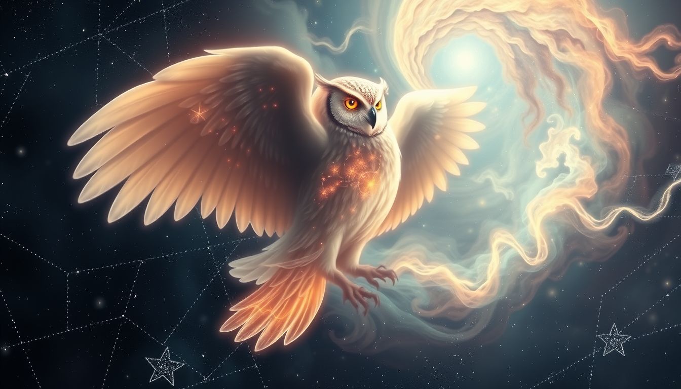 Der Uhu symbolisiert im Traum meist Weisheit, Macht und Schutz.