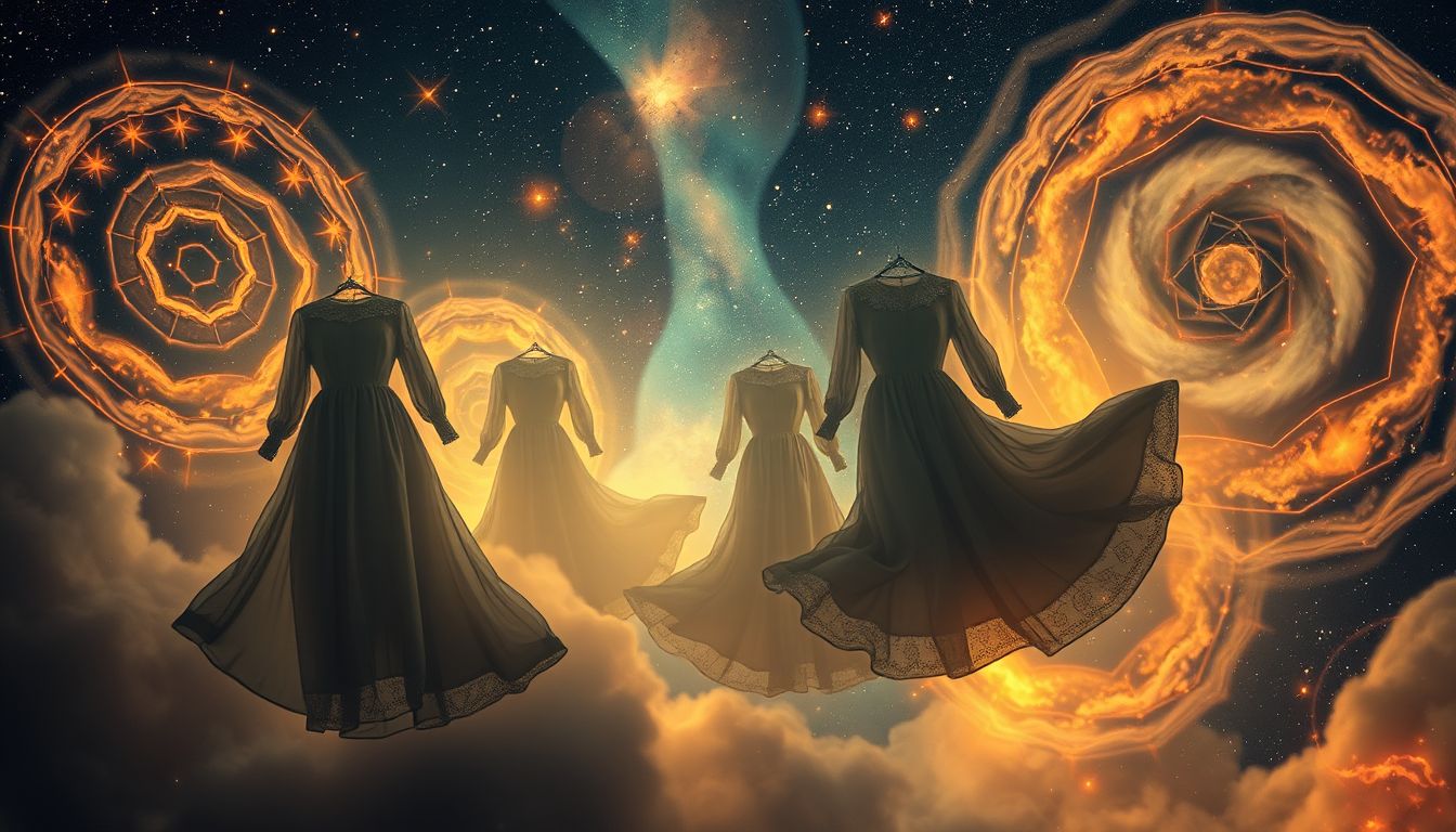 Wiederkehrende Träume über altmodische Kleidung symbolisieren ungelöste Vergangenheit.