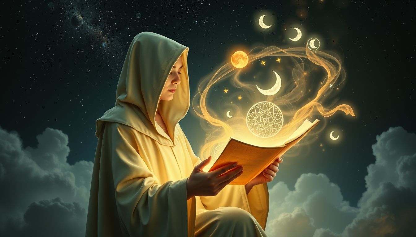 Ein Herold verkündet wichtige Botschaften durch das Vorlesen von Schriftrollen.