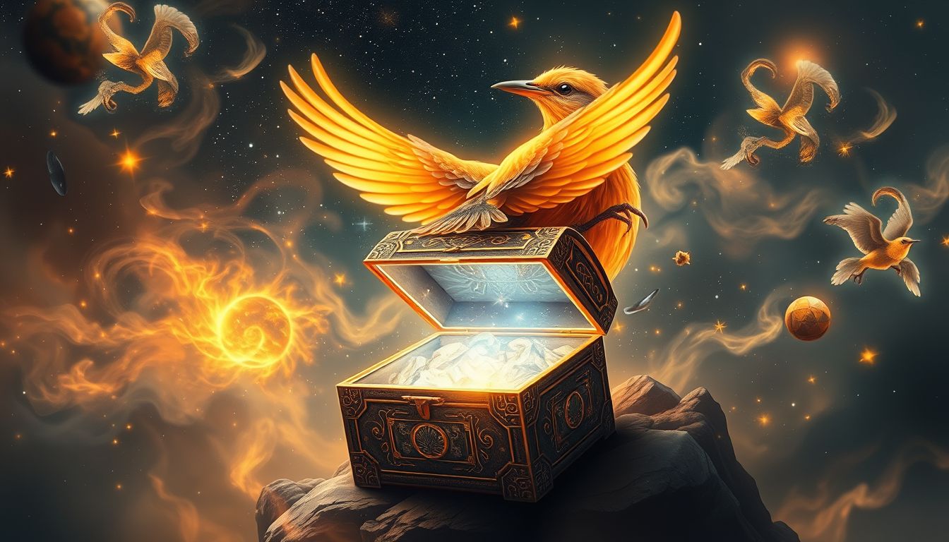 Ein Pirol symbolisiert verborgene Talente und innere Schätze.