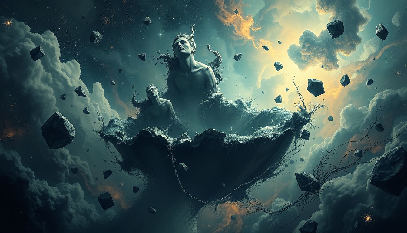 Ein schmutziger Backtrog symbolisiert innere Unruhe und Vernachlässigung.