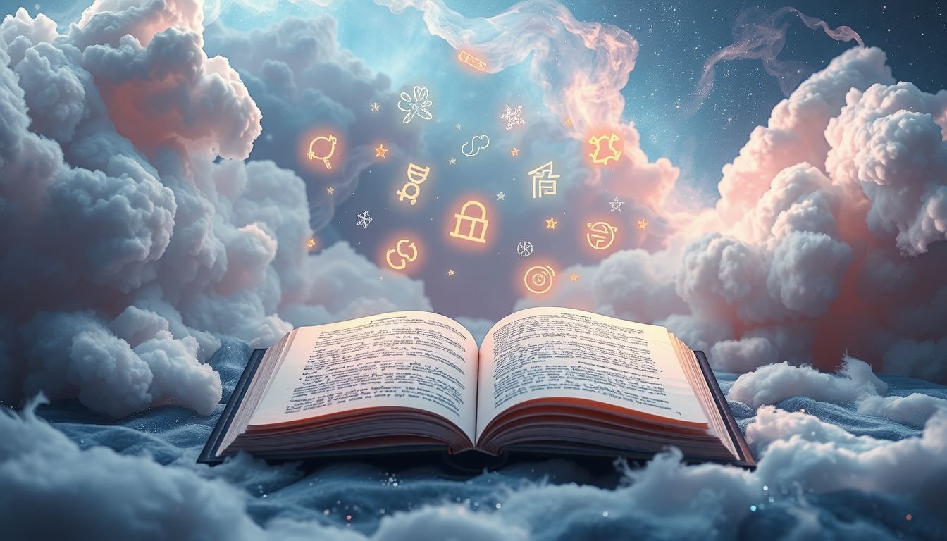 Ein fremdsprachiges Schreibheft symbolisiert unerforschte Gedanken und Geheimnisse.