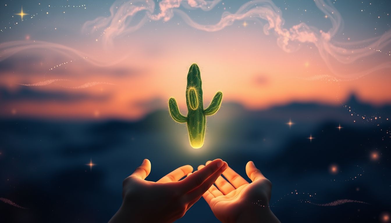 Einen Kaktus verschenken symbolisiert Schutz und stille Zuneigung.