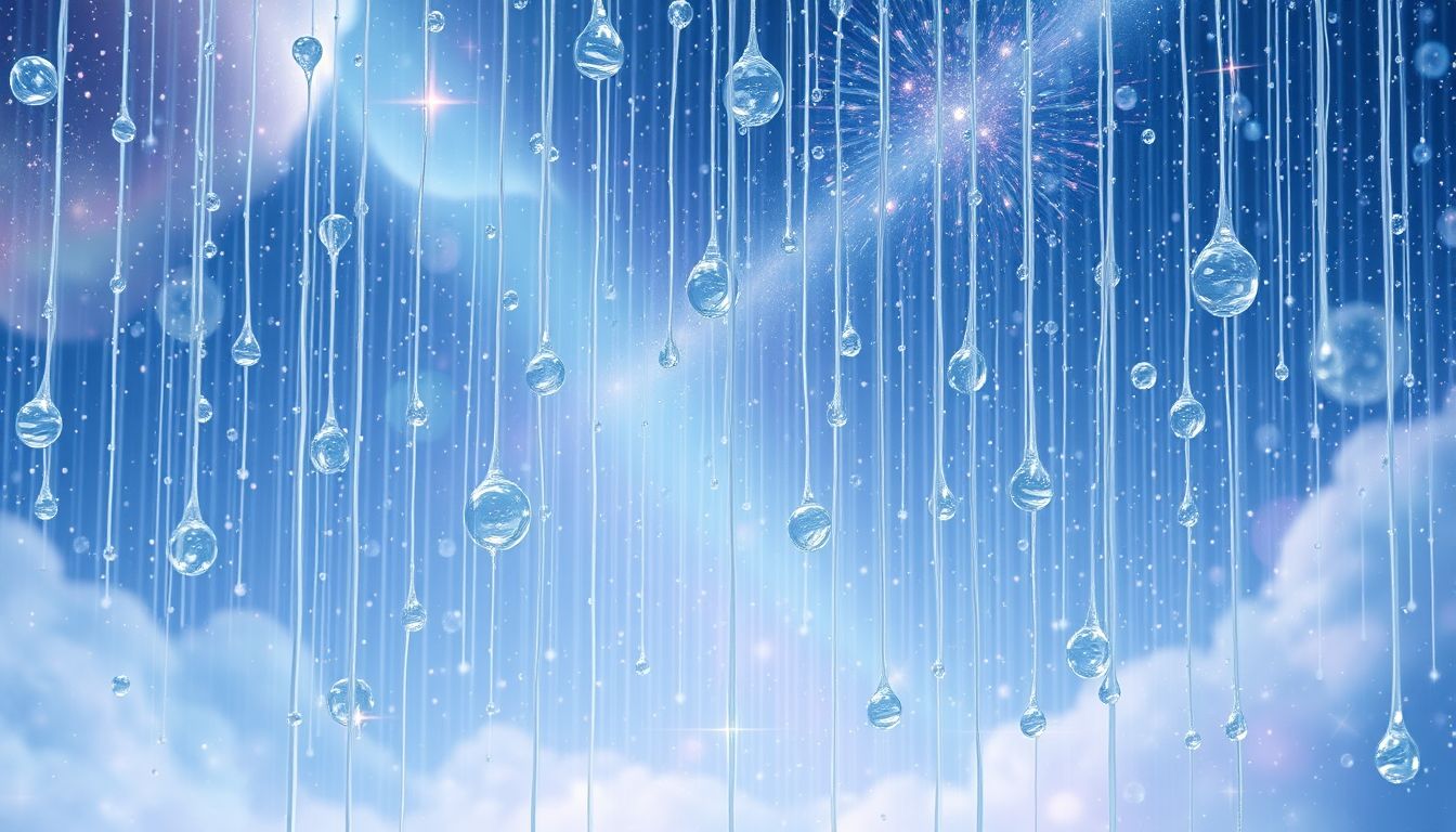 Erfrischender Regen im Traum symbolisiert Reinigung und Neubeginn.