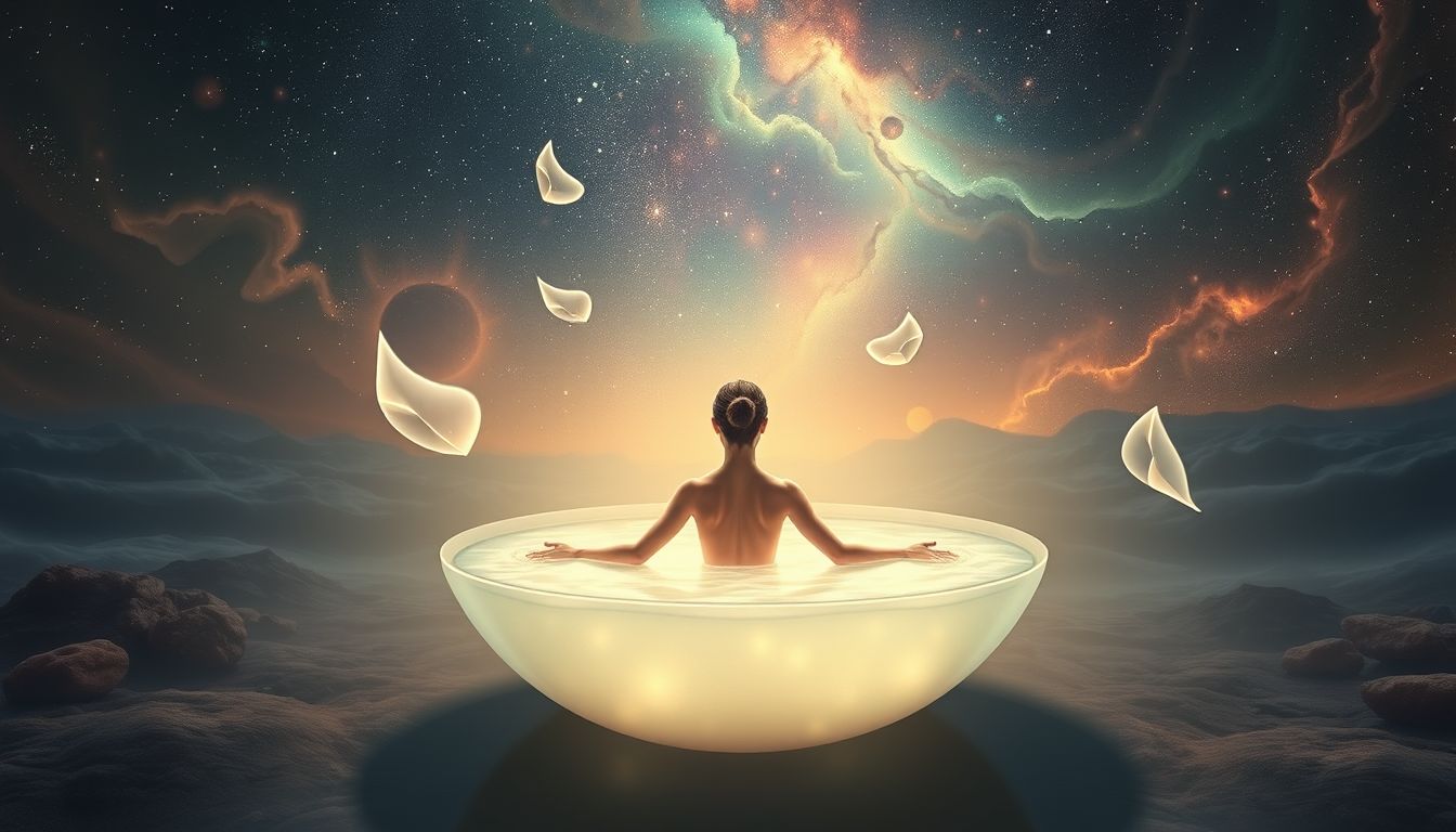 Im Backtrog baden symbolisiert Reinigung, Erneuerung und innere Regression.