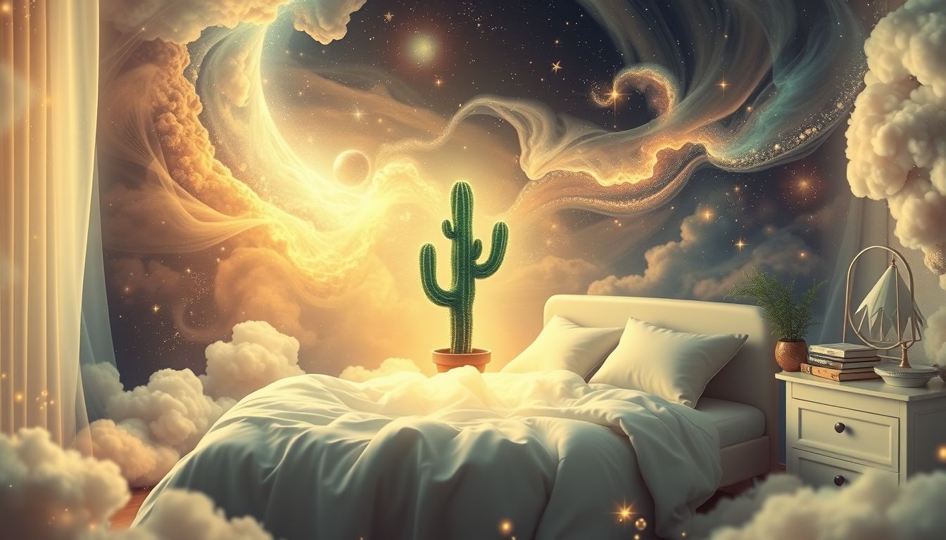 Ein Kaktus im Schlafzimmer symbolisiert Schutz vor emotionalen Angriffen.