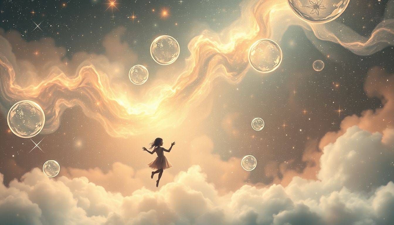 Kindheitserinnerungen im Reigen-Traum spiegeln unbeschwerte Lebensfreude.