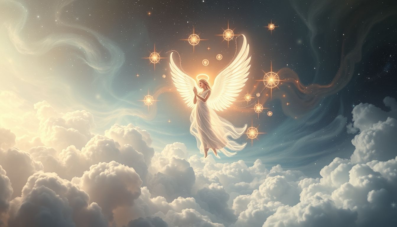 Schutzengel im Traum symbolisieren oft Schutz, Führung und Trost.