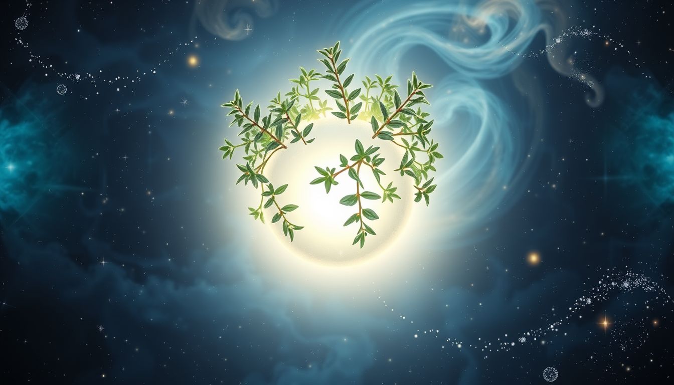 Thymian symbolisiert im Traum Schutz vor negativen Einflüssen.