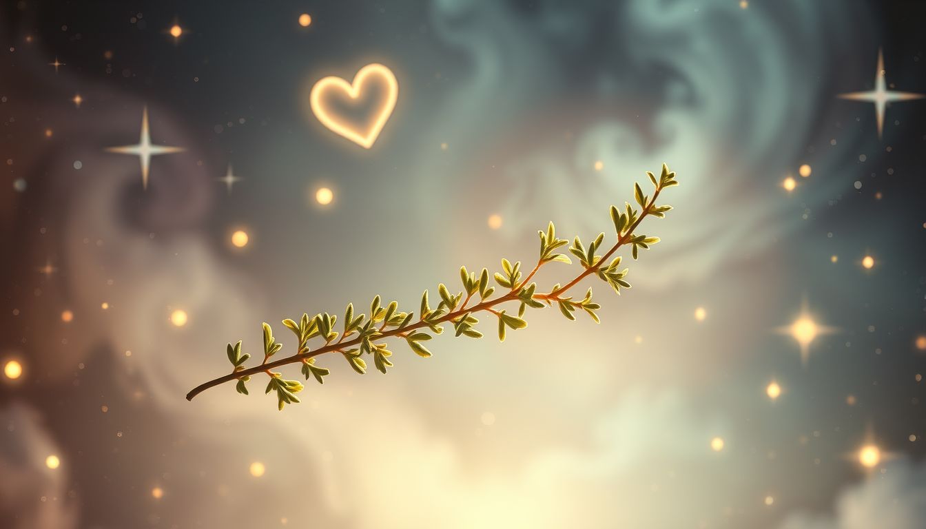 Thymian verschenken symbolisiert Fürsorge und heilende Freundschaft im Traum.