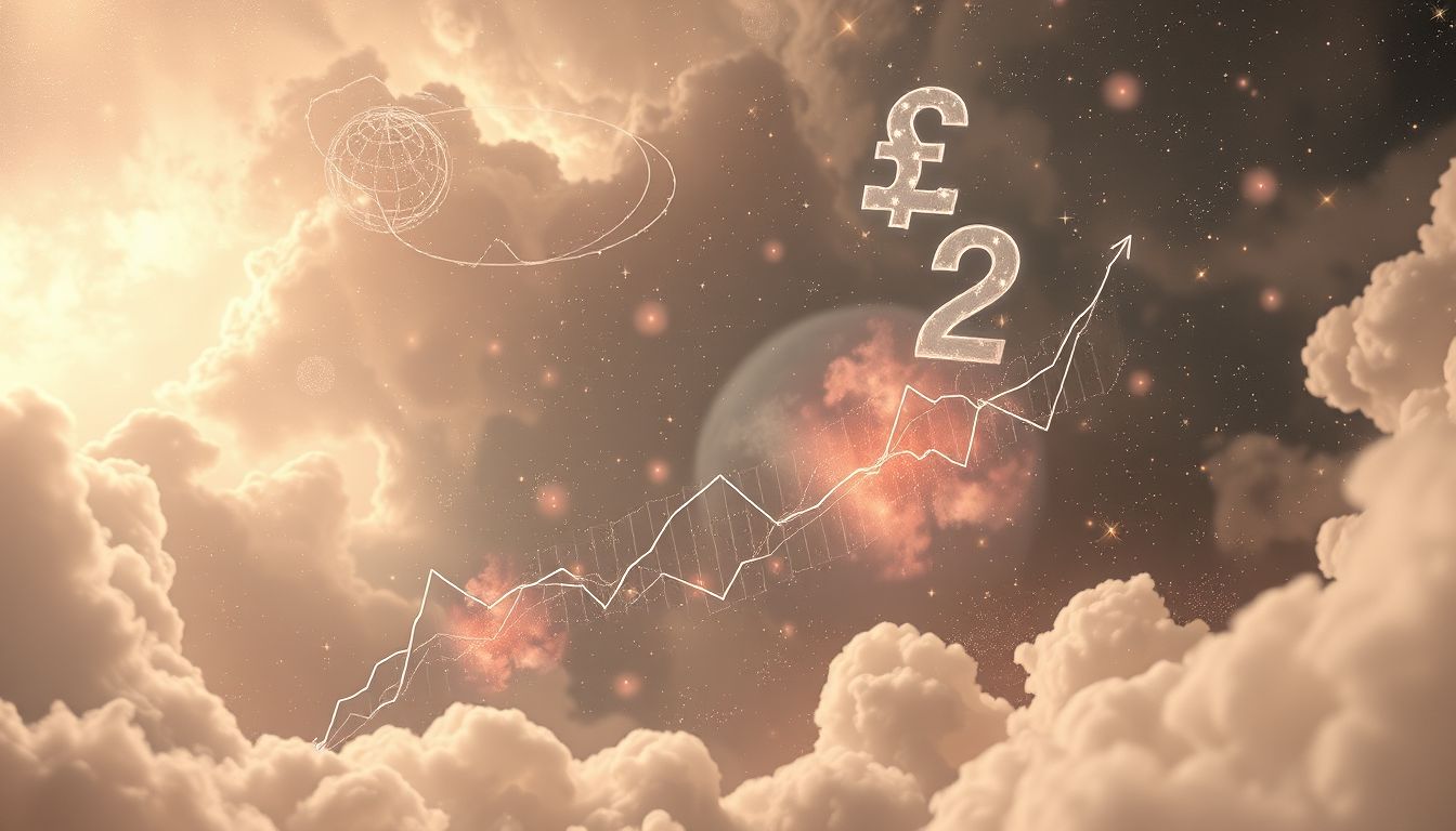 Vom Aktienspekulieren träumen symbolisiert Wunsch nach finanziellem Aufstieg.