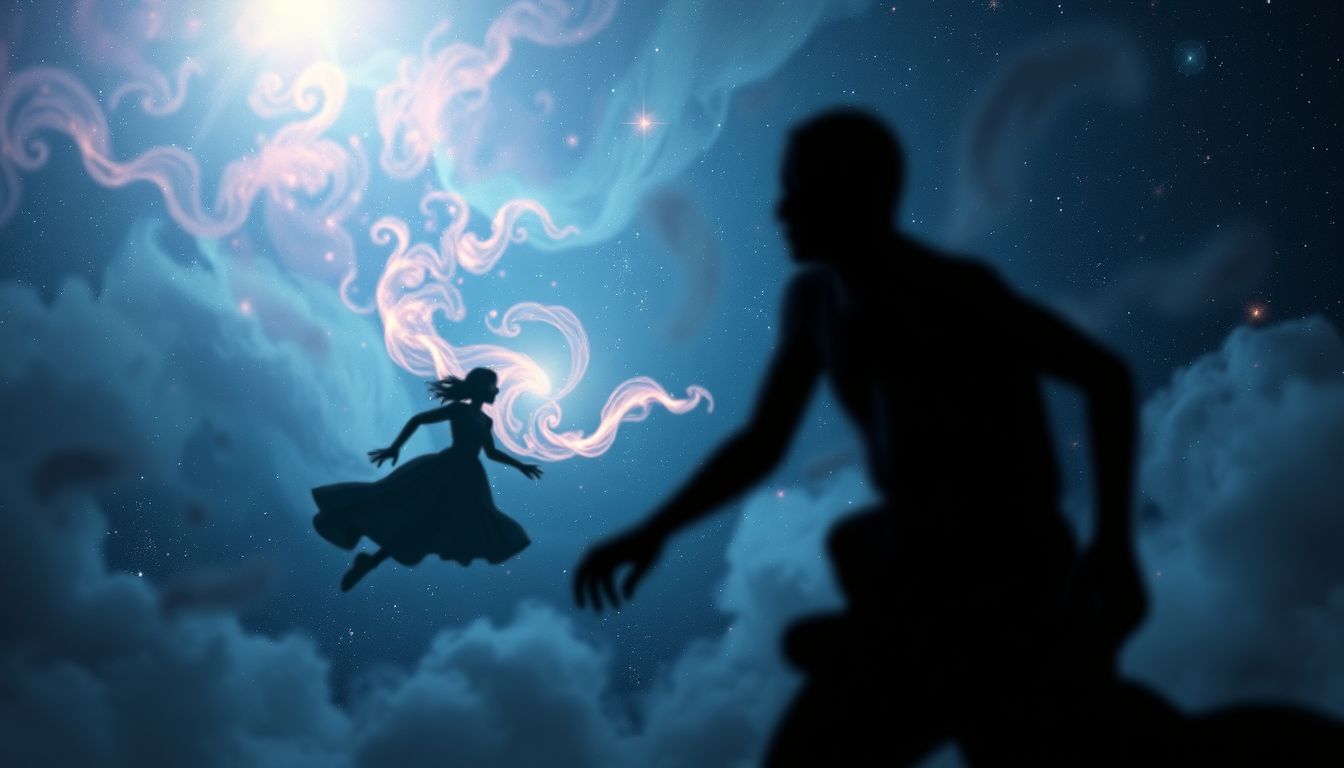 Von unbekannter Gestalt gehetzt zu werden symbolisiert innere Konflikte.