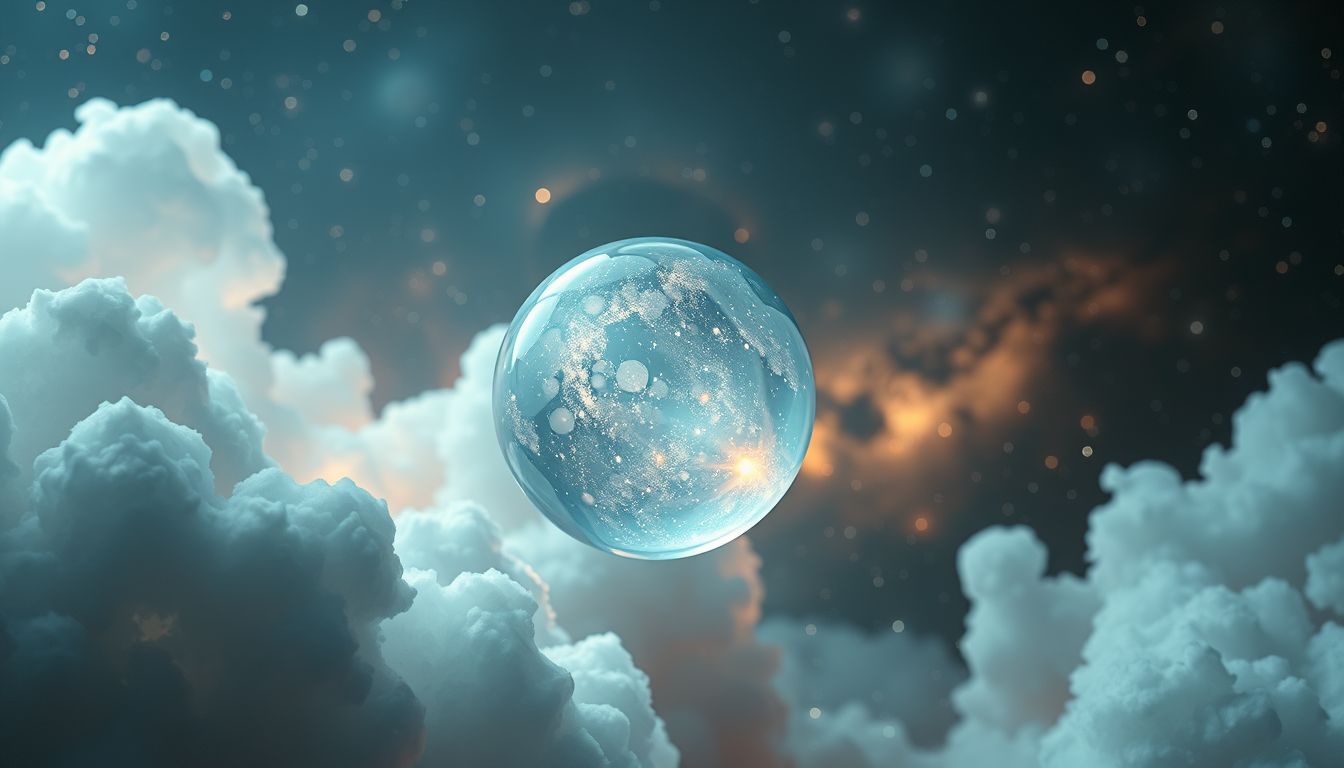 Eine gläserne Quarkpresse symbolisiert Klarheit und Offenbarung im Traum.