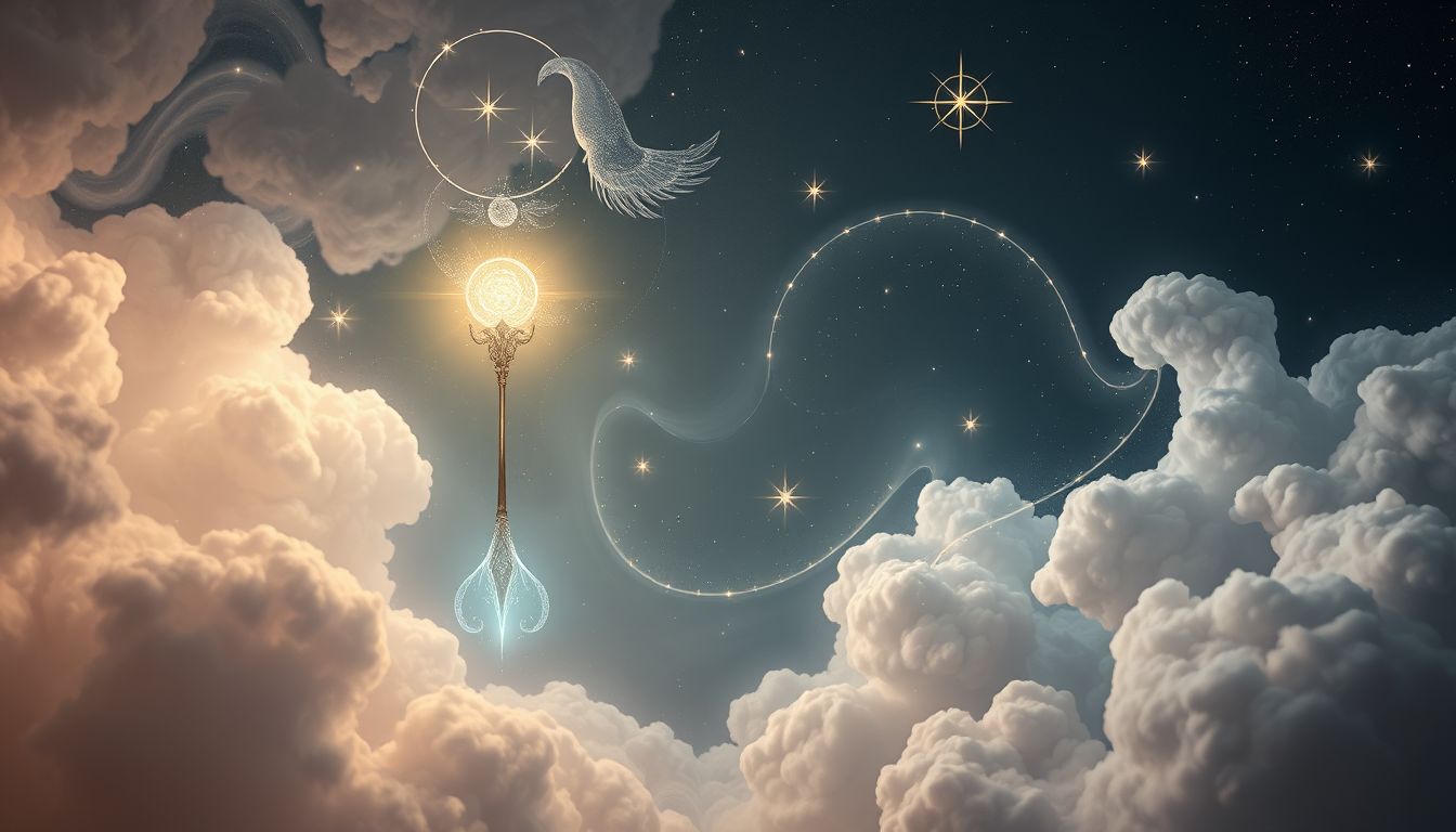 Ein magischer Spazierstock symbolisiert verborgene Kräfte und Weisheit.