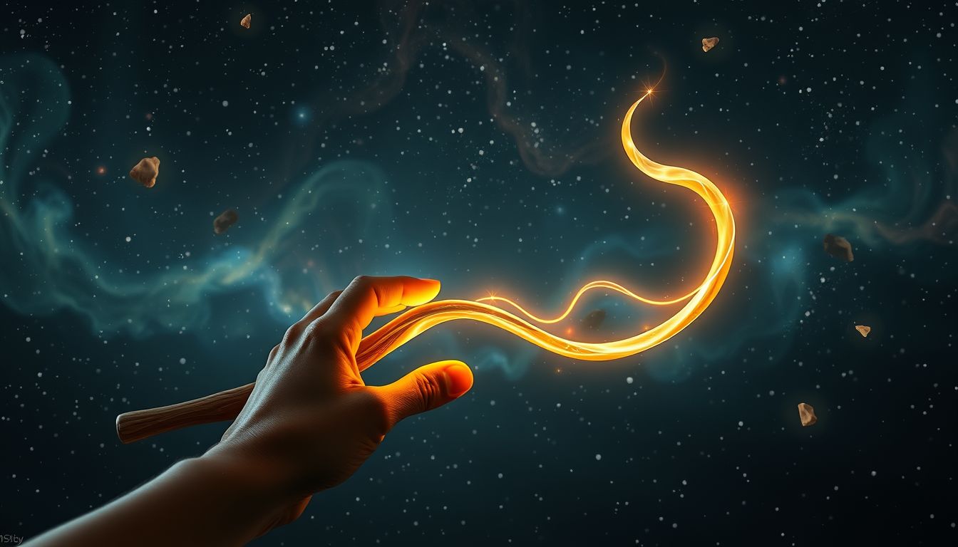 Das Schnitzen spanischer Stöcke symbolisiert kreative Selbstentfaltung im Traum.