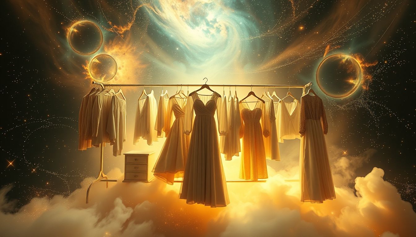 Ein alter Ankleideraum symbolisiert vergessene Erinnerungen und Identitäten.