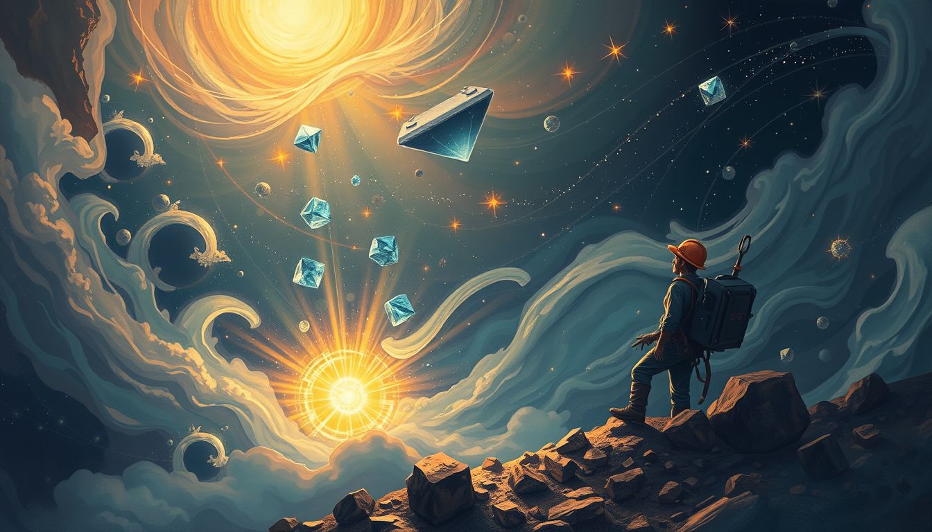 Ein Bergmann im Traum symbolisiert verborgene Schätze und Erkenntnisse.