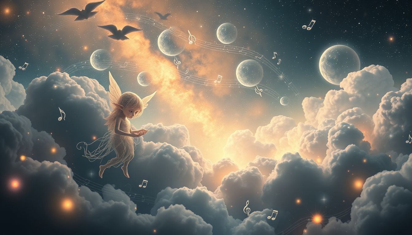 Elfenmusik im Traum symbolisiert kreative Inspiration und versteckte Botschaften.
