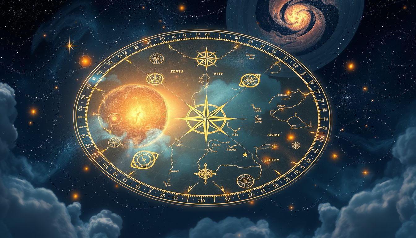 Eine Himmelskarte im Traum offenbart verborgene Lebenswege.