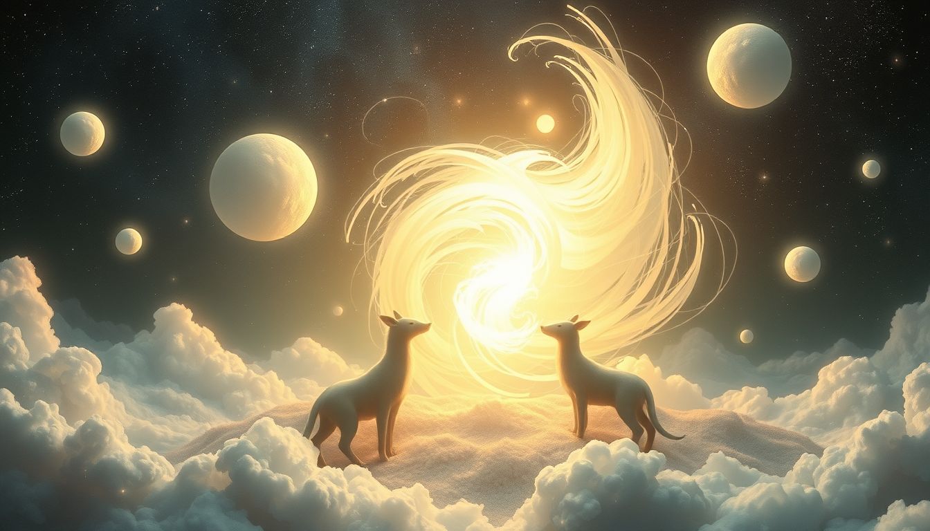 Im Traum nutzen Tiere Stiefelbürsten für Reinigung und Ordnung.