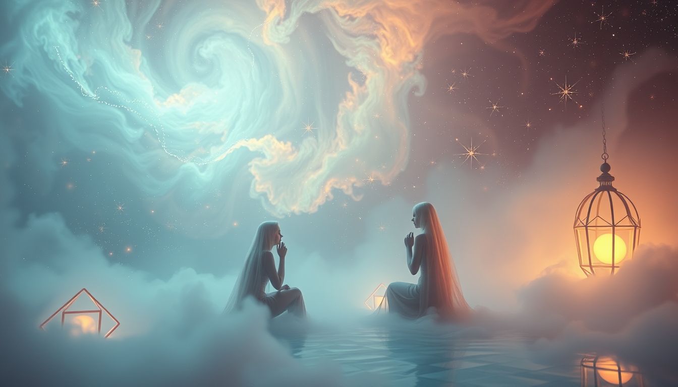 Ein Gespräch im türkischen Bad symbolisiert seelische Reinigung und Offenheit.