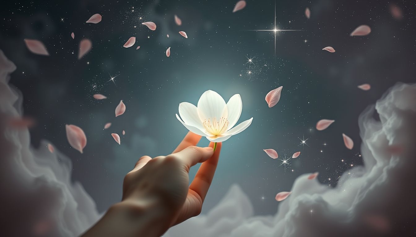 Das Berühren einer Mimose symbolisiert im Traum Empfindlichkeit und Schutz.