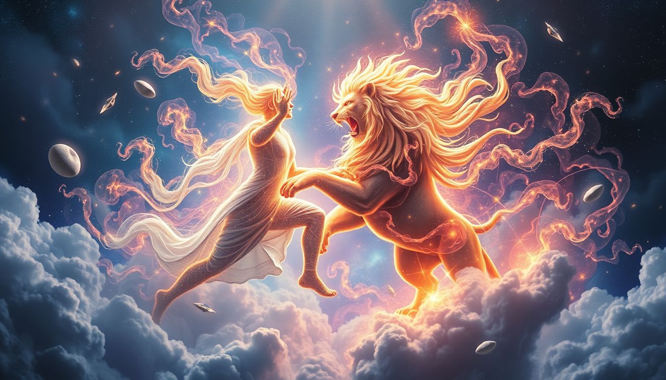 Herkules besiegt Löwen – Symbol für Mut und Selbstüberwindung.