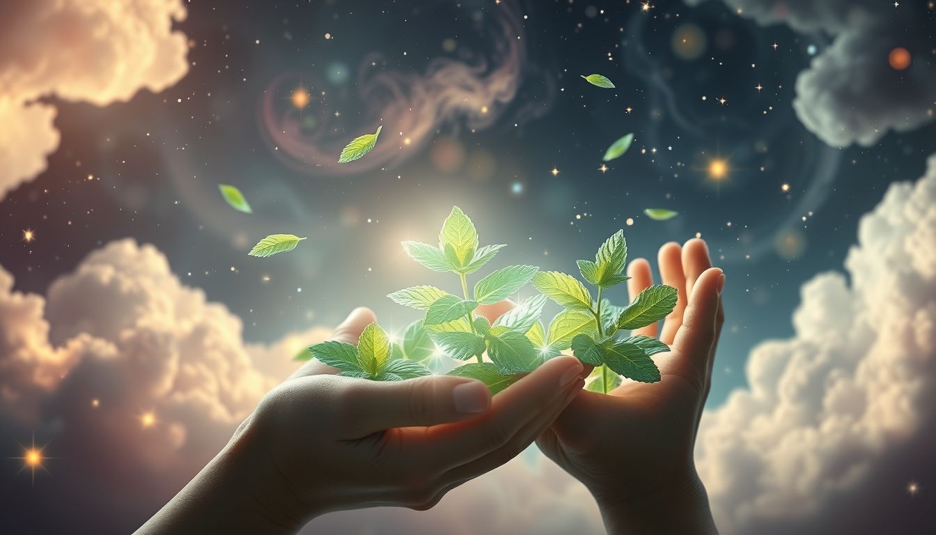 Das Ernten von Pfefferminze im Traum symbolisiert neue Chancen.