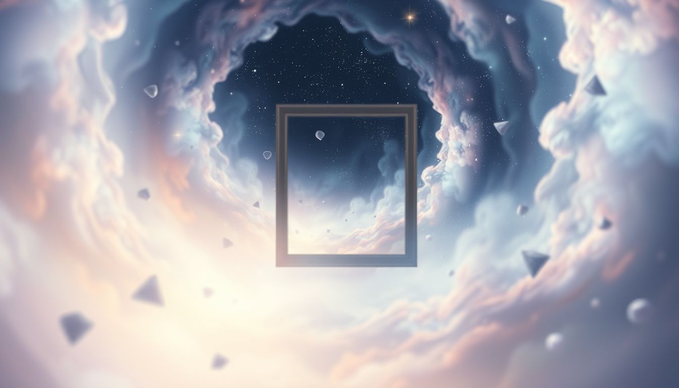 Ein verschwommenes Bild im Traum symbolisiert oft Unsicherheit und Zweifel.