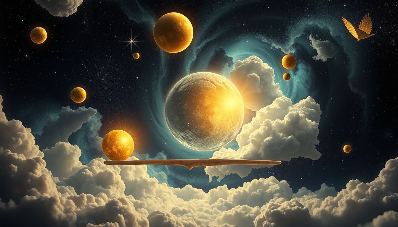 Reichtum im Traum offenbart oft innere moralische Konflikte.