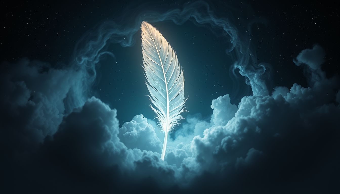 Ein gefundener Wedel symbolisiert neue Chancen im Leben.