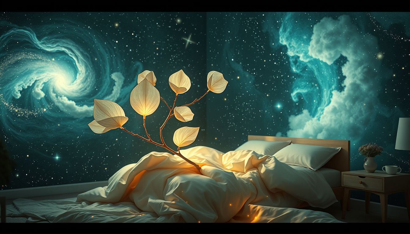 Eine Mimose im Schlafzimmer symbolisiert verletzliche Gefühle und Intimität.