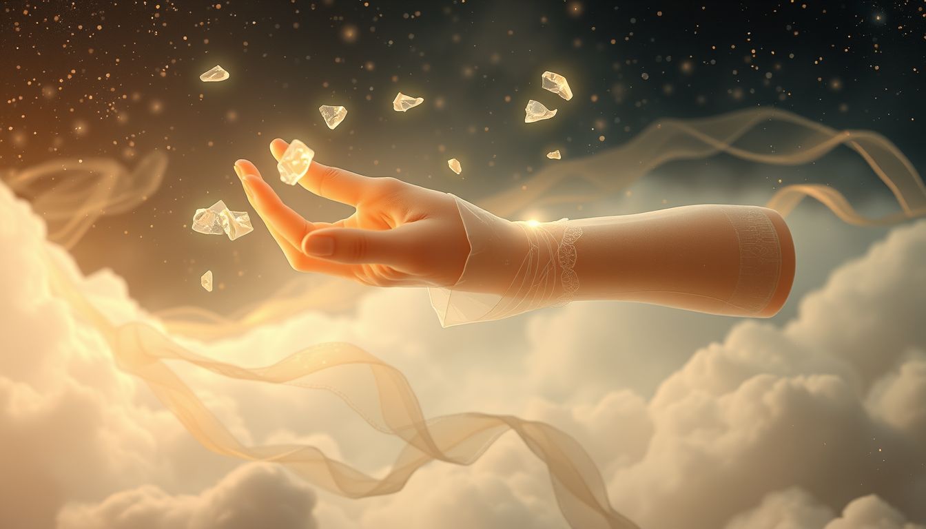 Das Abnehmen des Gipses symbolisiert unbewältigte innere Heilungsprozesse.