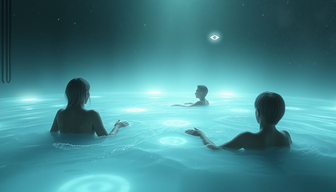 Im Türkischen Bad symbolisiert Beobachtung oft innere Unsicherheit.