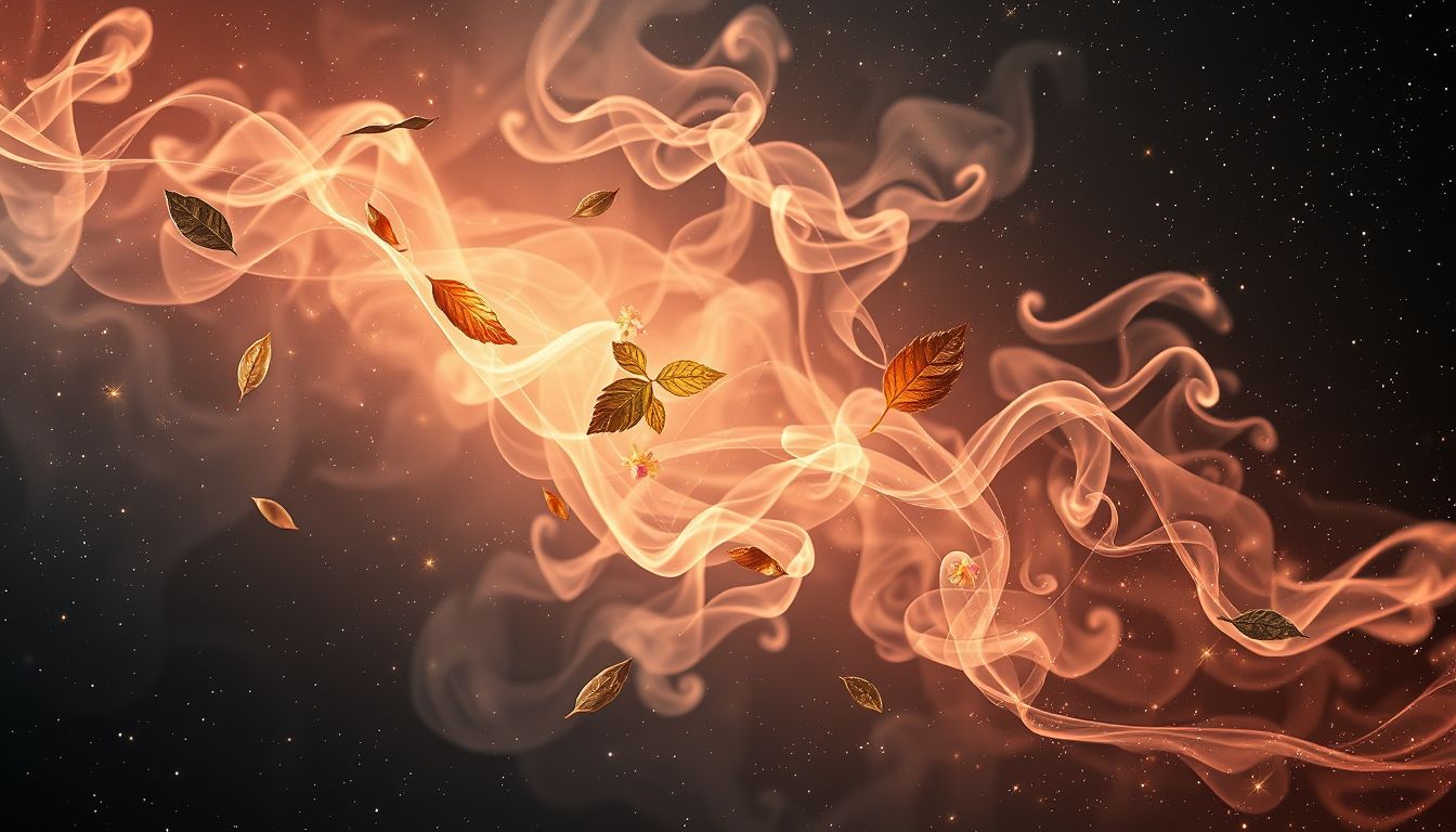 Räucherung im Traum symbolisiert oft spirituelle Reinigung und Naturverbundenheit.