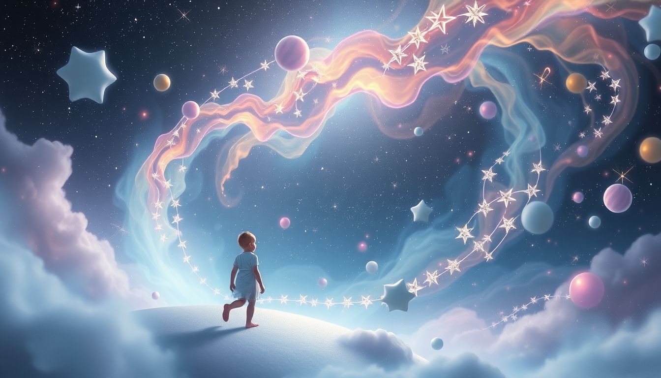 Rückwärtsgehen in der Kindheit symbolisiert Sehnsucht nach Unbeschwertheit.