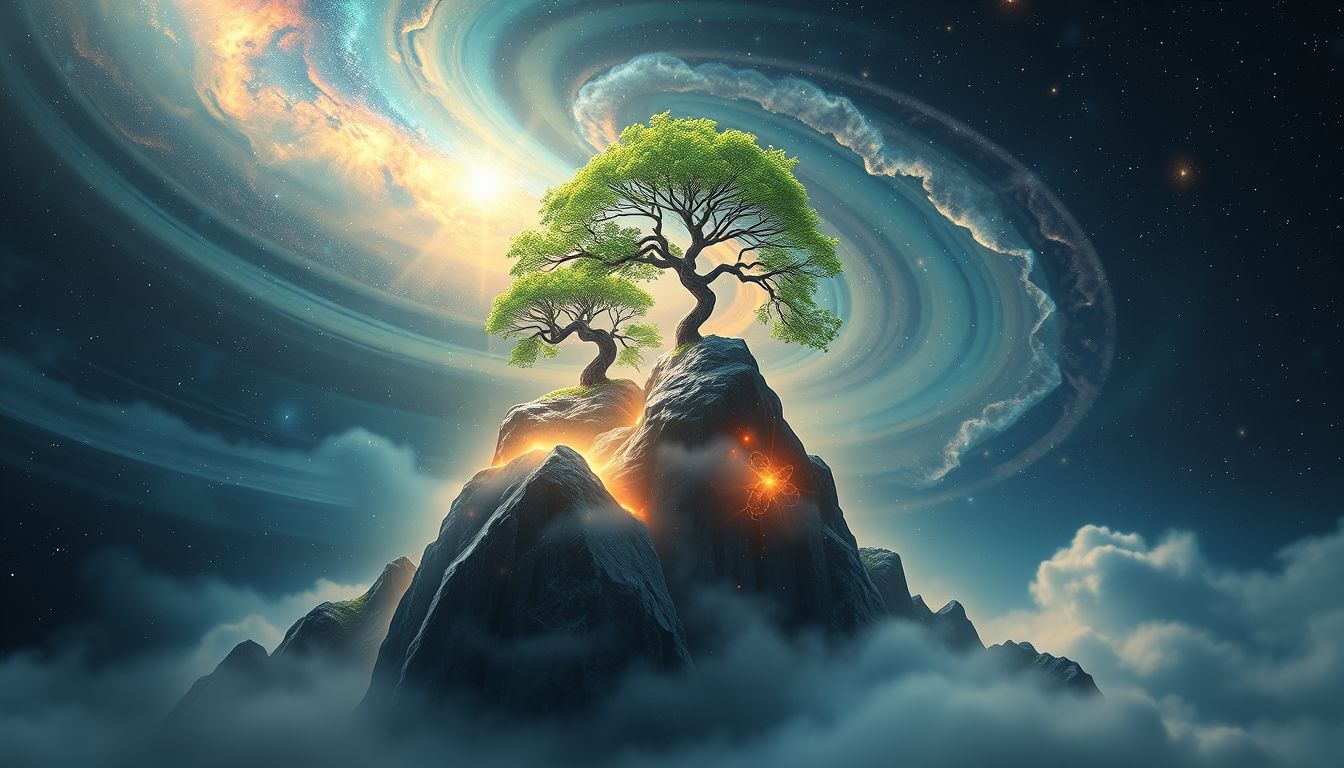 Ein Berg-Baumschule-Traum symbolisiert spirituelles Wachstum und Klarheit.