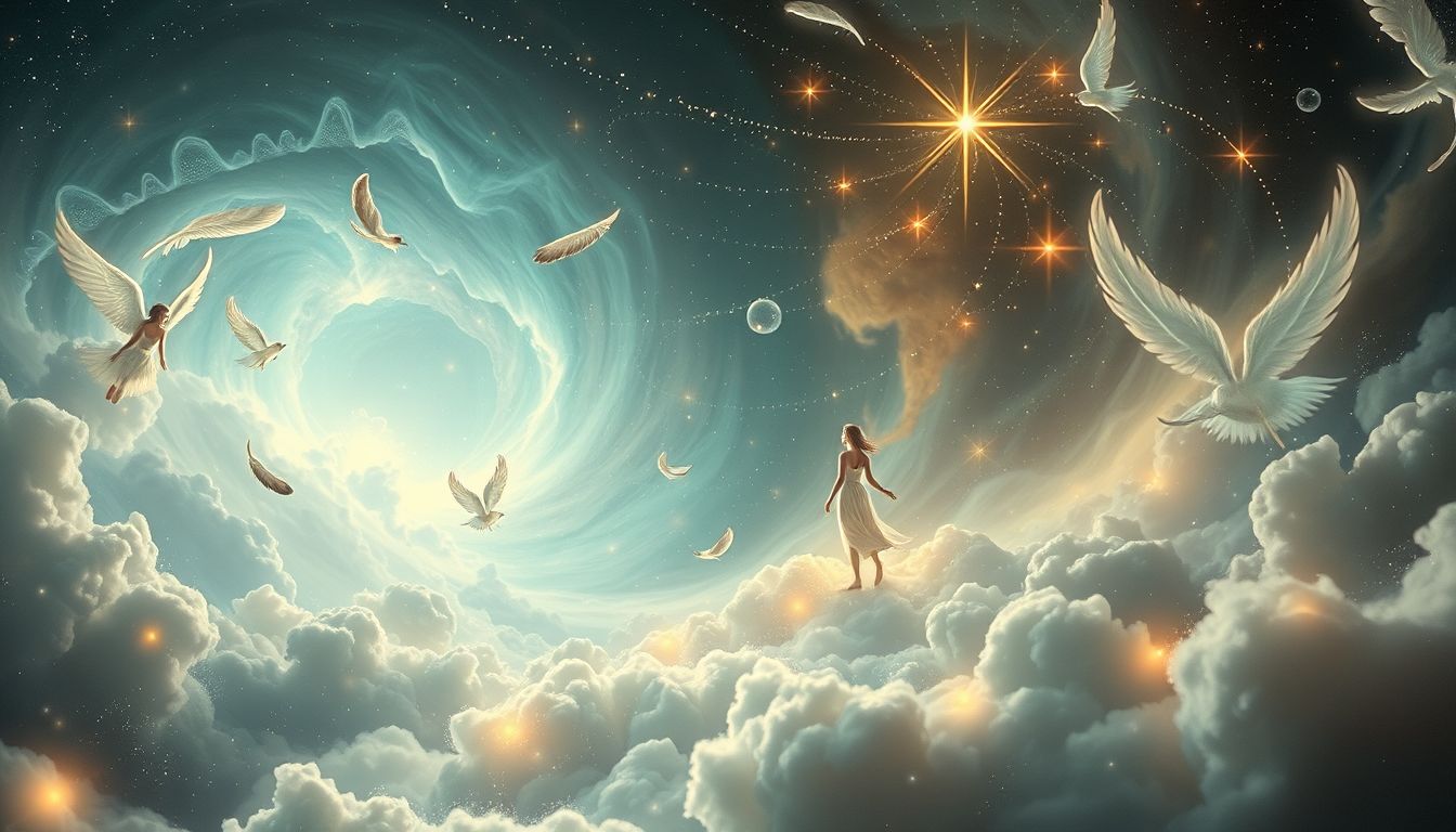 Die Himmelfahrt symbolisiert Aufstieg und Neuanfang im Traum.