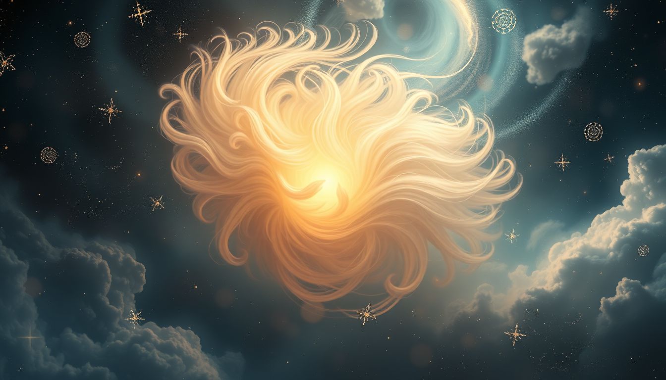 Ein sprechendes Persianerfell symbolisiert verborgene Botschaften im Traum.