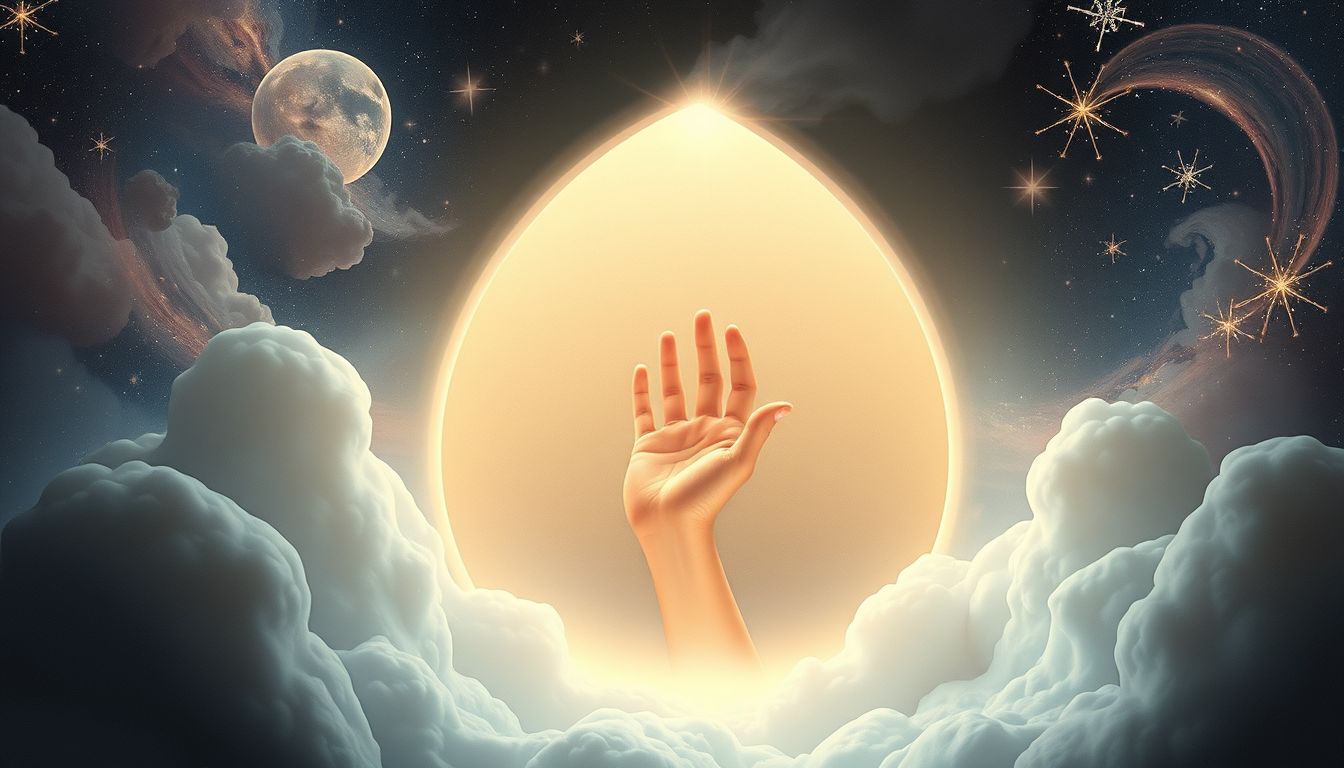 Eine Hand in der Nische symbolisiert verborgene Hilfsangebote im Traum.