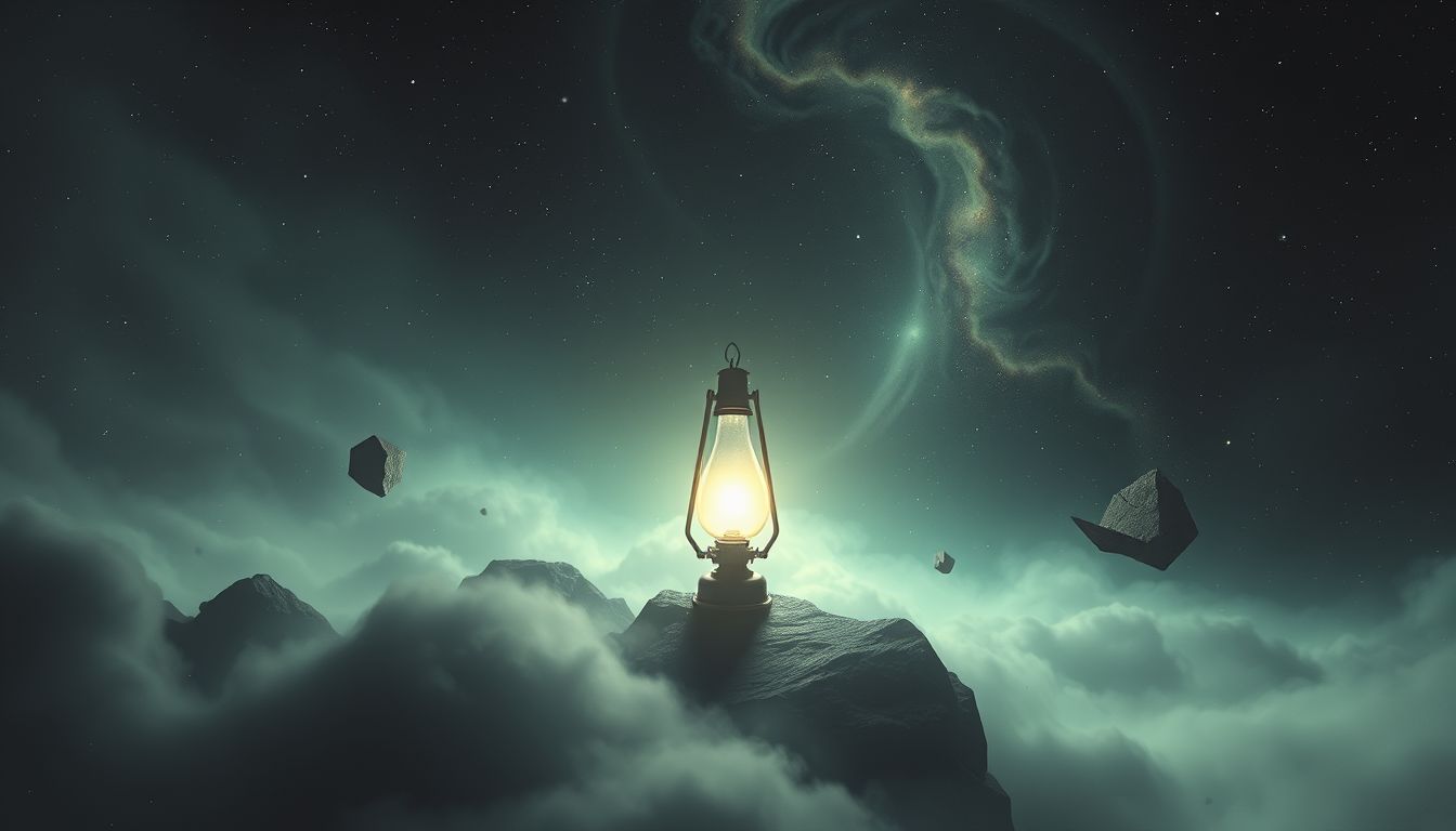 Die Bergmannslampe symbolisiert im Traum oft einsame Selbsterkenntnisprozesse.