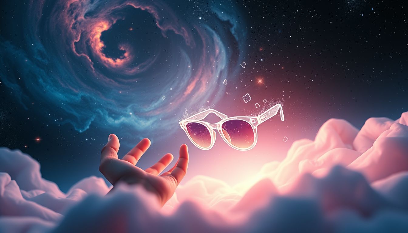 Der Diebstahl der Sonnenbrille symbolisiert verlorenes Selbstschutzgefühl.