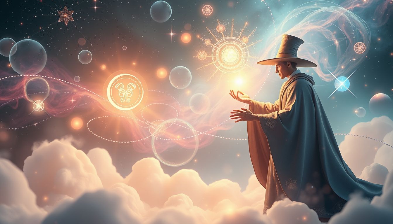 Ein Magier im Traum symbolisiert verborgene Talente und Überraschungen.