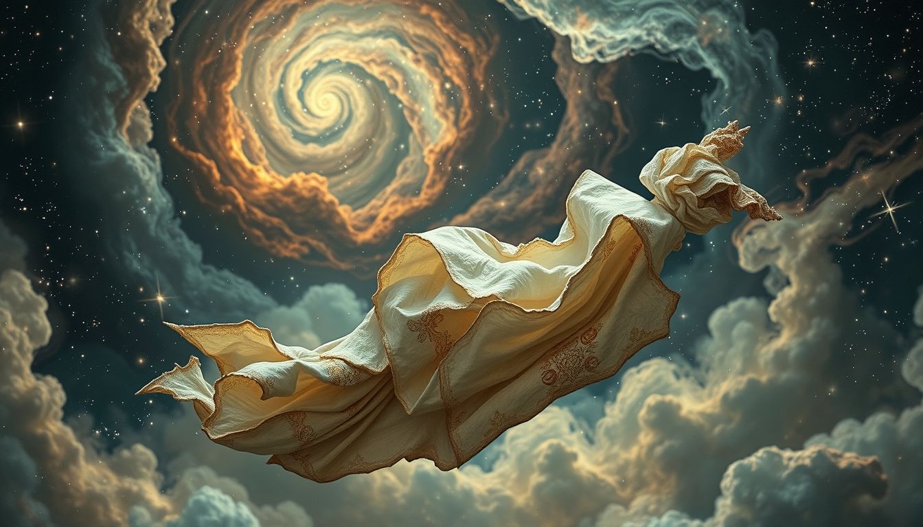 Zerrissene Kleidung im Traum symbolisiert innere Unsicherheit und Konflikte.