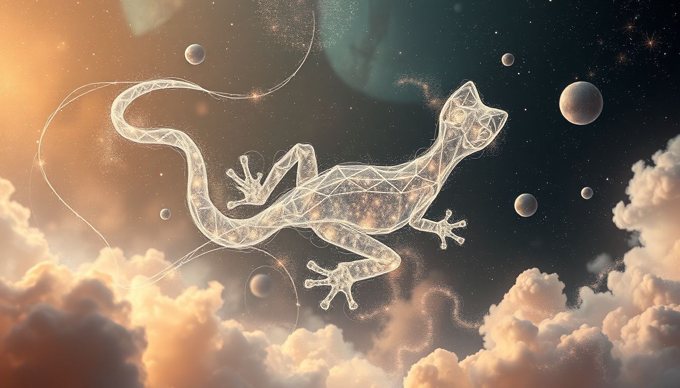 Das Töten eines Geckos im Traum symbolisiert Überwindung von Ängsten.